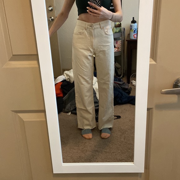 ASOS OFF WHITE JEANS - Picture 6 of 6